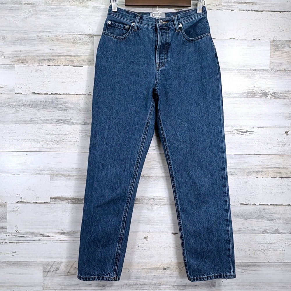 Everlane The 90s Cheeky Jean Women 26 Blue Straight Leg High Rise Normcore Indie